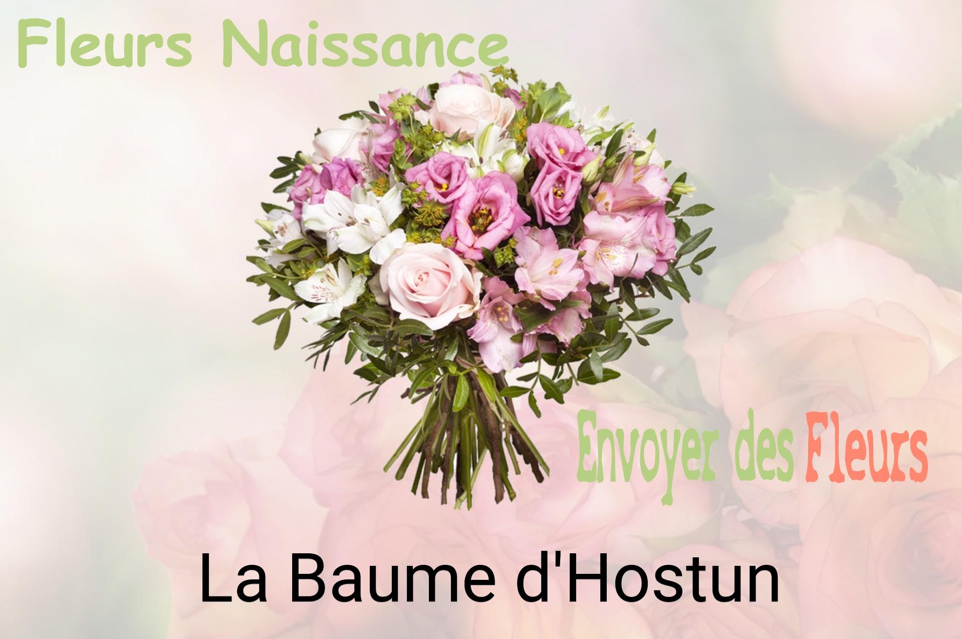 Bouquet de fleurs de naissance livré à La Baume-d'Hostun
